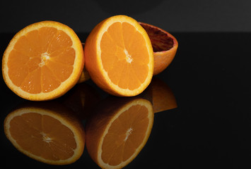 Orange. Juicy. Macro. Fruits. Vitamin. Red