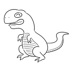 vector of dinosaur
