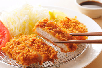 とんかつ　Japanese pork cutlet Tonkatsu
