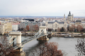 Szechenyi Chain Bridgem Budapest, Hungary