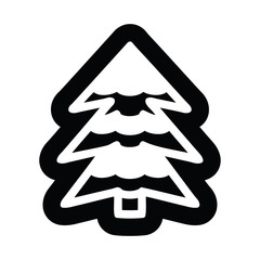 snowy tree icon
