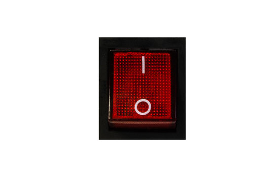 red switch isolated on white background