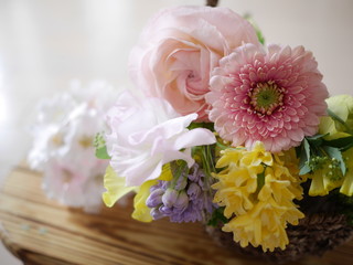 春の花飾り