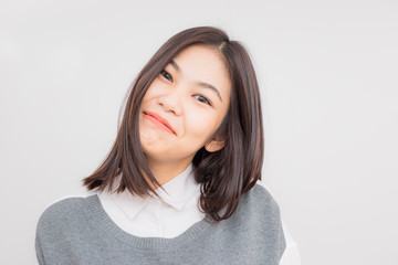 Fototapeta premium Happy young beautiful asian business women