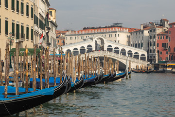 Fototapeta premium Rialtobrücke in Venedig
