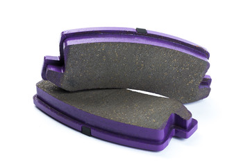 brake pads isolated on white