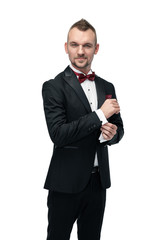 portrait of a businessman isolated on white