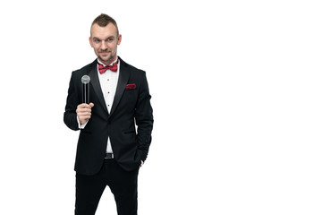 portrait of a businessman isolated on white