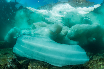 Drift Ice, Underwater View © divedog
