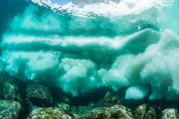 Drift Ice, Underwater View