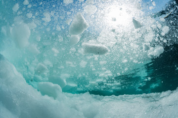 Drift Ice, Underwater View © divedog