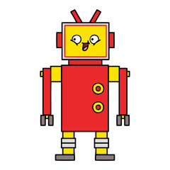 cute cartoon robot