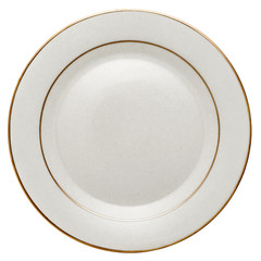Empty plate isolated