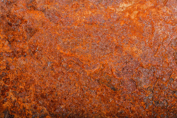 sheet of rusty metal. old oxidized background