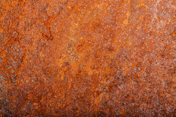 sheet of rusty metal. old oxidized background