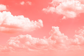 Airy pink clouds