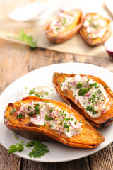 baked sweet potato