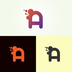 technology icon templates, creative vector logo design,emblem,illustration element