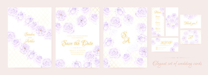 Wedding Invitation Floral Collection.