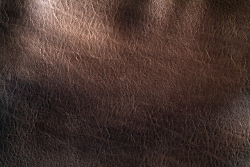 Brown color weathered leather texture.