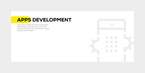 APPS DEVELOPMENT BANNER CONCEPT