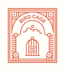 BIRD CAGE ICON CONCEPT