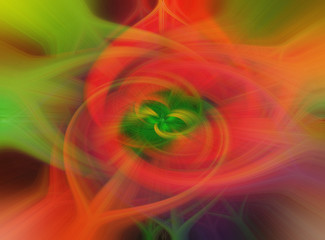 Fractal texture wallpaper, abstract flower.