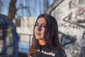 portrait of young woman