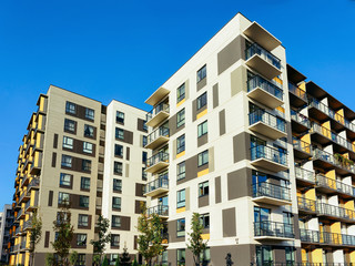 Fototapeta premium Modern Apartment houses residential buildings complex real estate