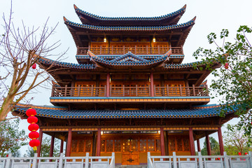 Wenchang Pavilion of Confucius Cultural City, Suixi County