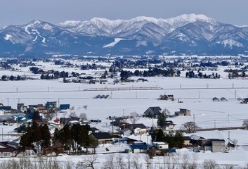 《秋田新幹線の風景》秋田県大仙市