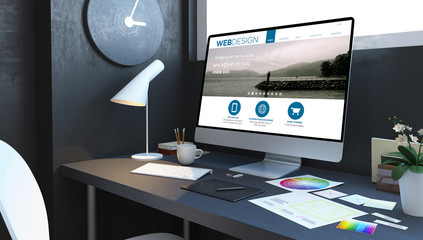 web design workspace