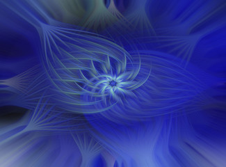 Fractal texture wallpaper, abstract flower.