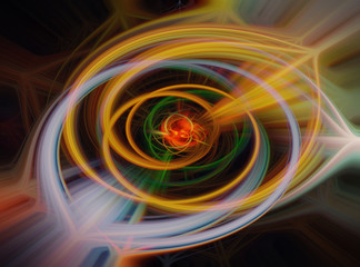 Fractal texture wallpaper, abstract flower.