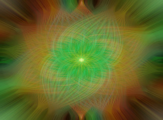 Fractal texture wallpaper, abstract flower.