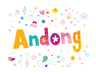 Andong city in South Korea