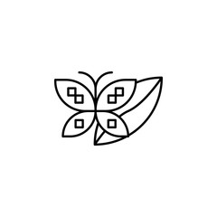 ecology, earth day, butterfly icon. Element of mother earth day icon. Thin line icon for website design and development, app development. Premium icon