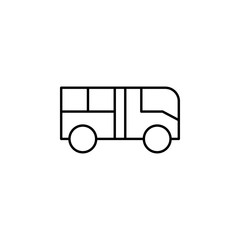 ecology, earth day, bus, transport icon. Element of mother earth day icon. Thin line icon for website design and development, app development. Premium icon