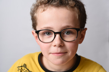 Fototapeta premium child with glasses