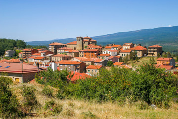 Burgos. Village of Vilviestre del Pinar. Spain