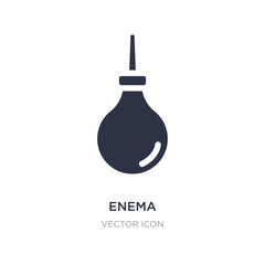 enema icon on white background. Simple element illustration from Health and medical concept.