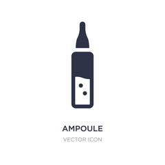 ampoule icon on white background. Simple element illustration from Health and medical concept.