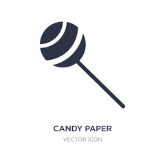 candy paper icon on white background. Simple element illustration from Party concept.