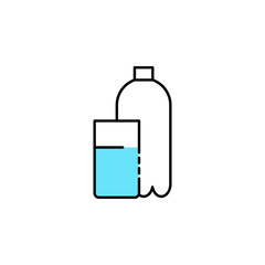 Energy drink, sport, water icon. Element of color sport icon. Premium quality graphic design icon. Signs and symbols collection icon for websites, web design, mobile app