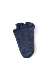 blue sock on isolated