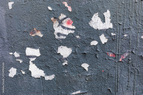 Gray Concrete Wall With Ling Paint And Red White Gray Concrete Wall With Ling Paint And Red White