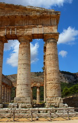 Obraz premium Greek Theatre At Segesta, Sicily