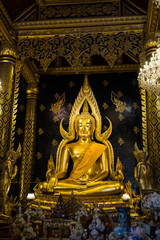 Buddha Chinnarat in Wat Phra Sri Rattana Mahathat Woramahawihan in Phitsanulok
