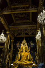 Buddha Chinnarat in Wat Phra Sri Rattana Mahathat Woramahawihan in Phitsanulok