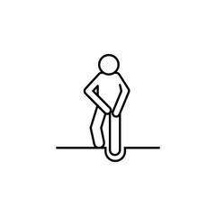 human, accident, insurance icon. Element of insurance icon. Thin line icon for website design and development, app development. Premium icon